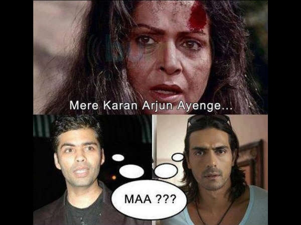 Mere karan arjun ayege