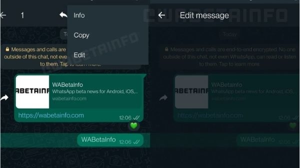 WhatsApp में जल्द मिलेगा एडिट का ऑप्शन, गलत लिखे मैसेज को कर पाएंगे सही
