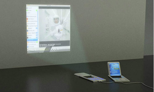 Projector phone