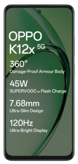 नया ओपो K12x 5G