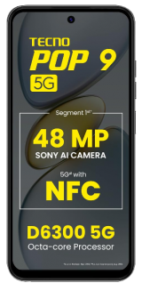 नया टेक्‍नो पॉप 9 5G