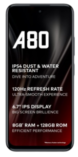 नया आइटेल A80