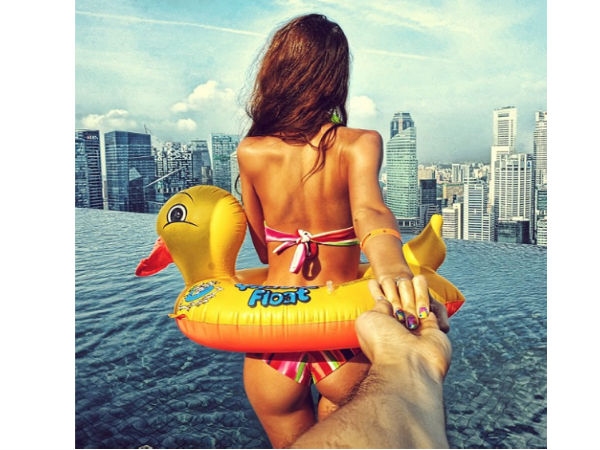 Murad Osmann and his girlfriend Natalia Zakharova pics