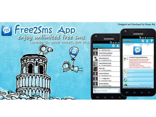 free 2 sms