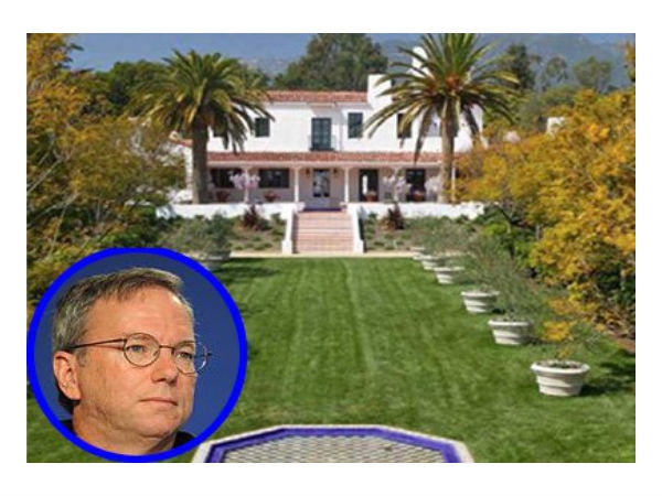 Eric Schmidt's Spanish Colonial mansion