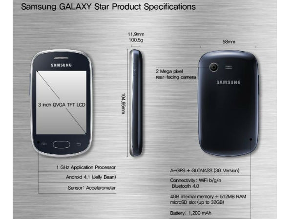 Samsung galaxy star