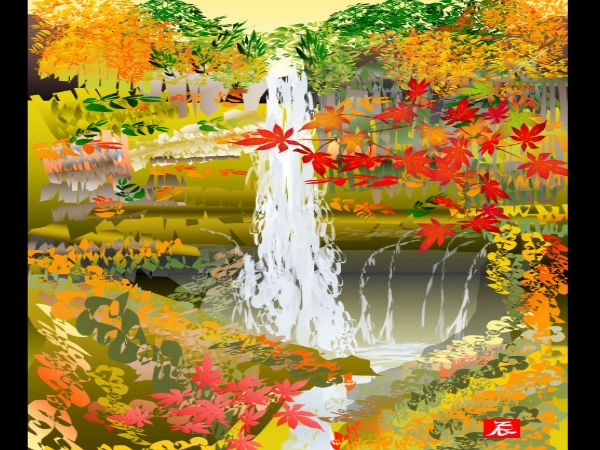 Tamago Horiuchi painting