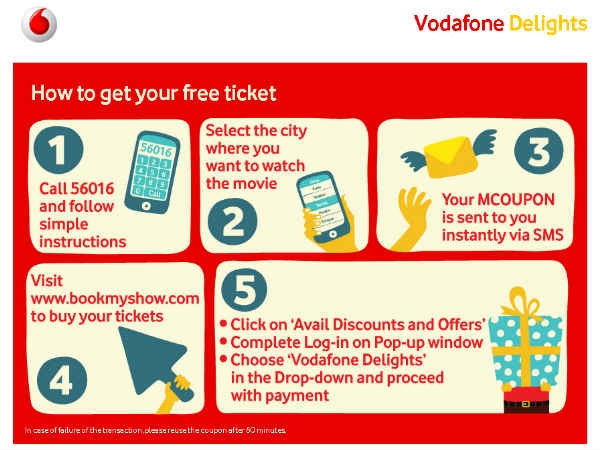 Free movie ticket offer