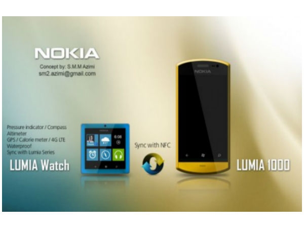 Nokia Lumia Watch concept