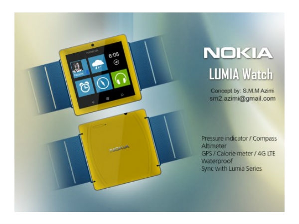 Nokia Lumia Watch concept