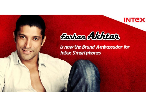 Farhan Akhtar launches Intex Aqua I-5