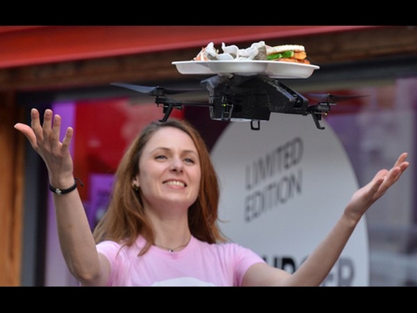 World's first flying tray