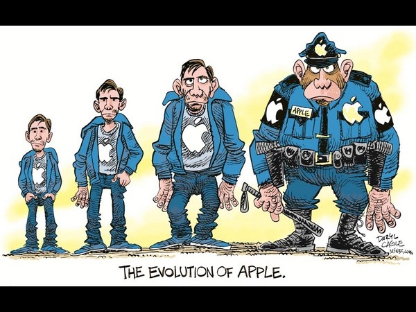 apple vs samsung cartoons