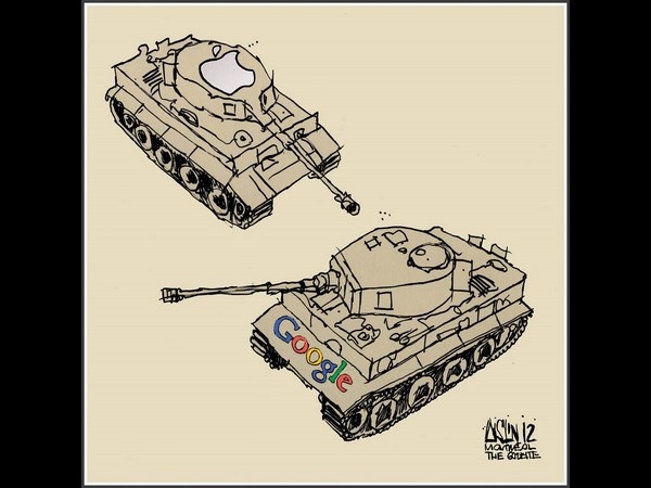 apple vs samsung cartoons