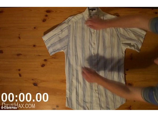 Fold shirts 2 second