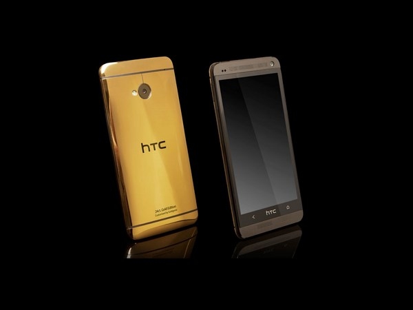 HTC One gold-plated edition