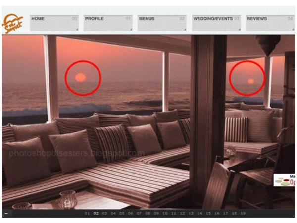 Photoshop mistakes.