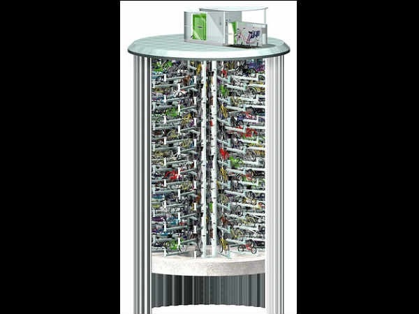 Japan’s Automated Underground Bike Parking
