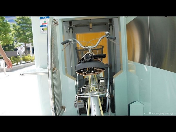 Japan’s Automated Underground Bike Parking