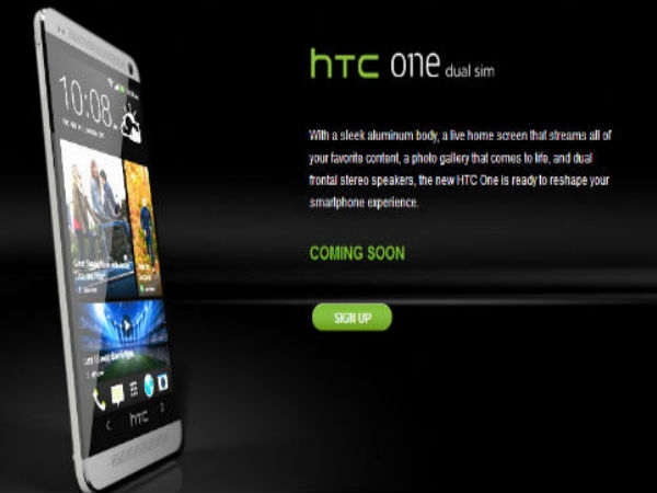 HTC one dual sim phone