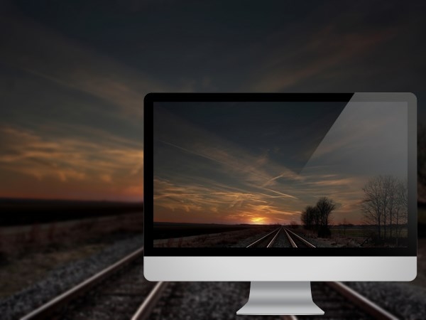 Railroad Sunset
