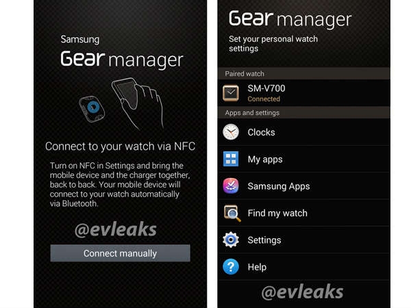 Samsung Galaxy Gear Leaks Specs