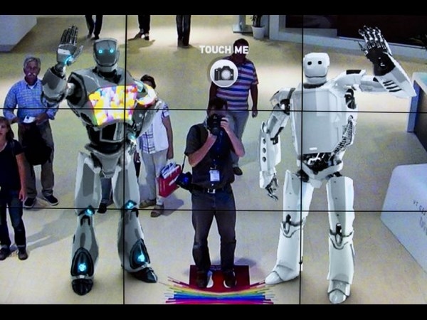 Turkish consumer electronics giant Vestel showing Virtual robots.