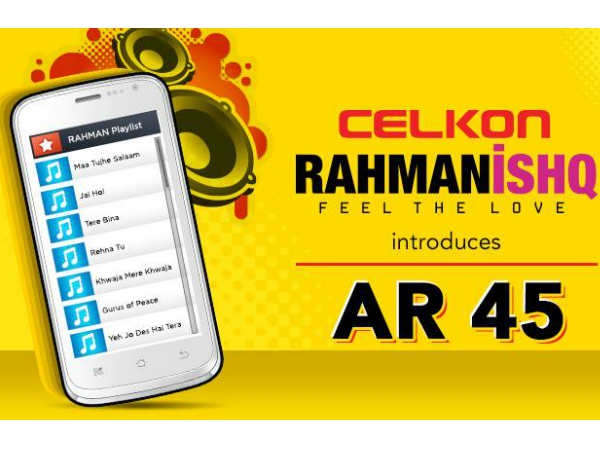 Celkon RahmanIshq AR45 launch event