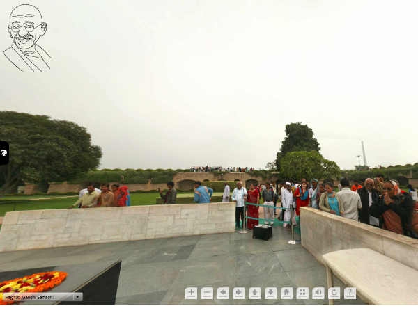 Panorama view of RajGhat