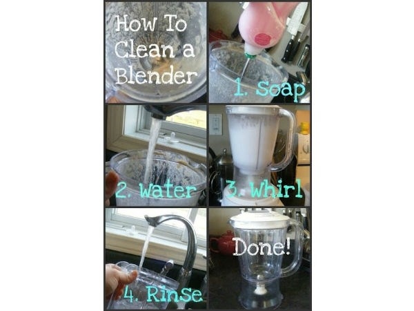 how to clean a blender life hack