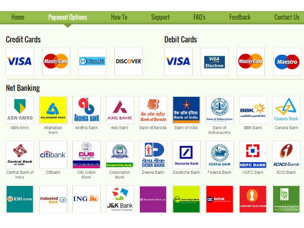 payment options