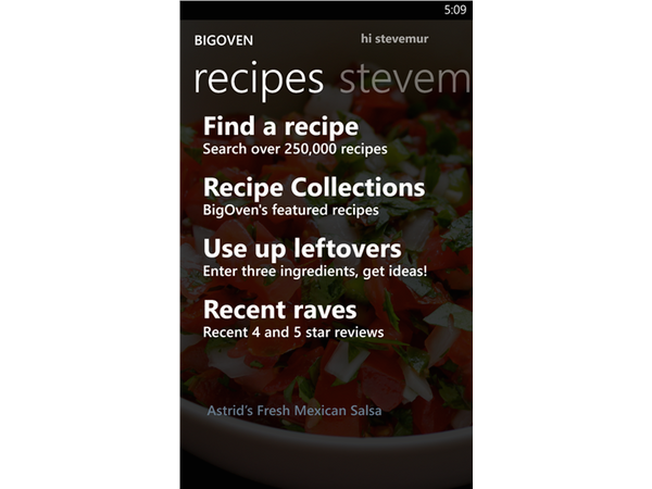 Big Oven apps 