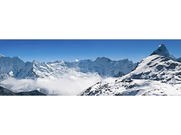 Ama Dablam and Makalu, Himalayas