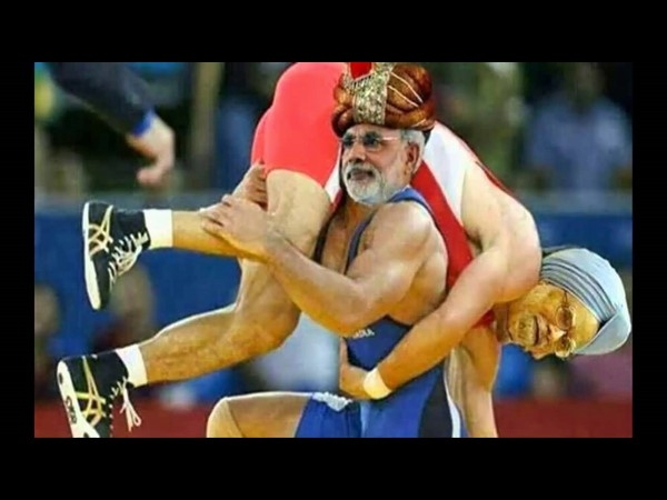 नरेंद्र मोदी और मनमोहन सिंह 