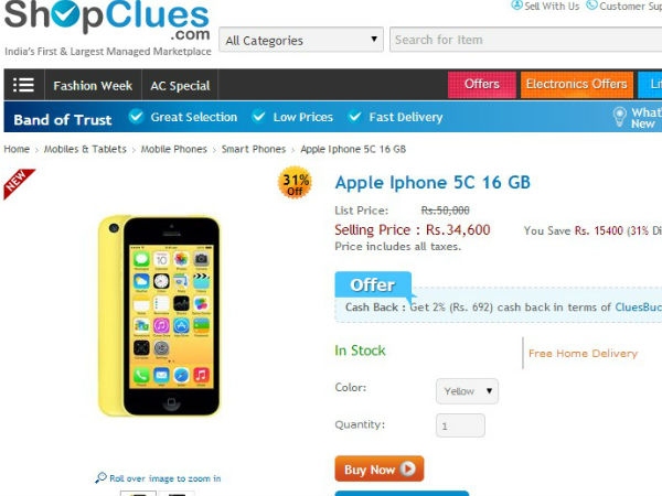 Apple iPhone 5C