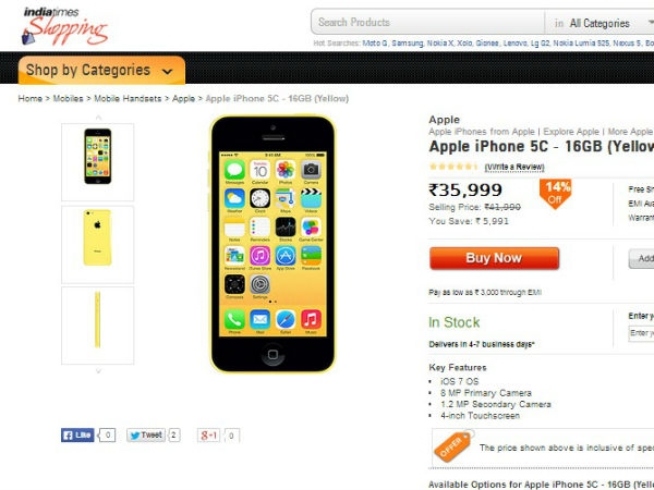 Apple iPhone 5C