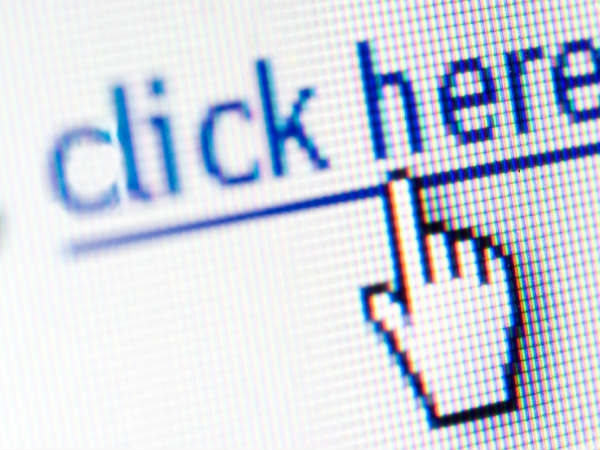 Avoid clicking on hyperlinks