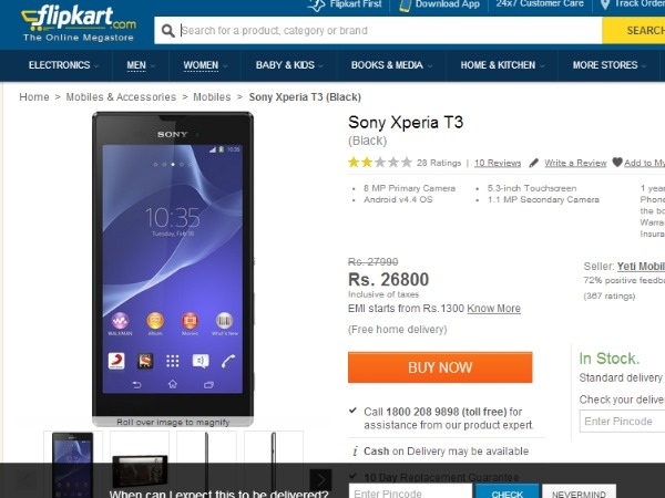 Sony Xperia T3