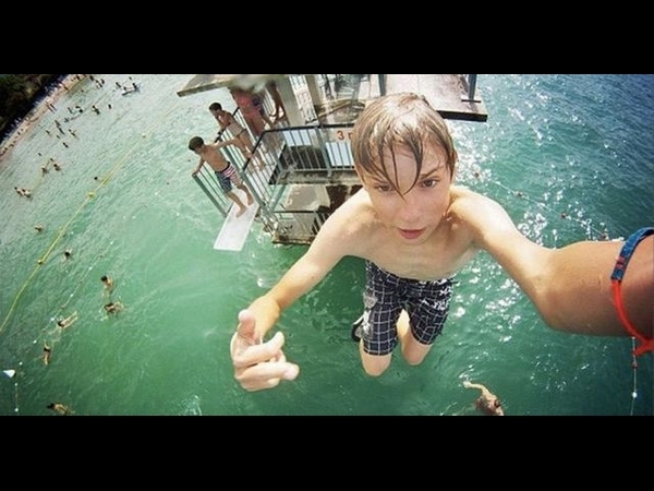Diving selfie
