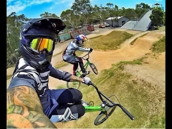 BMX selfie