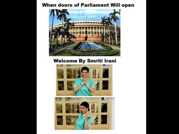 Smriti Irani facebook jokes