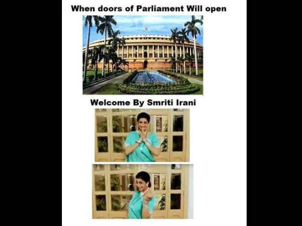 Smriti Irani facebook jokes