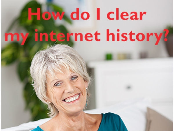 How do i clear my internet history ? 