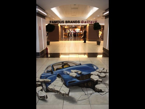 Mind blowing 3D street art  