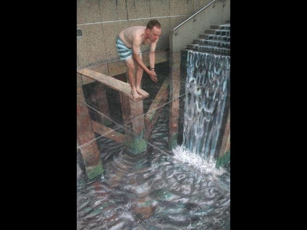 Mind blowing 3D street art  