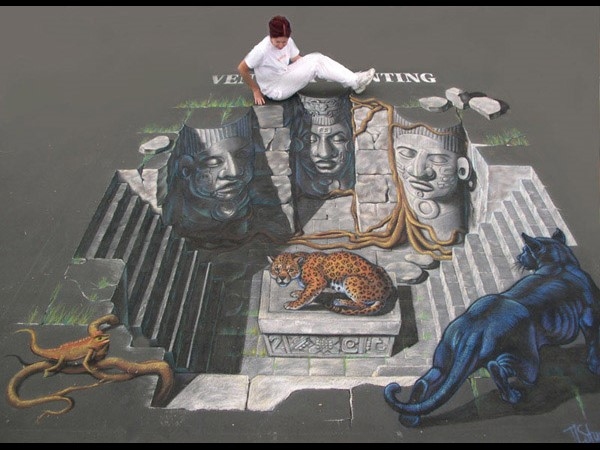 Mind blowing 3D street art 