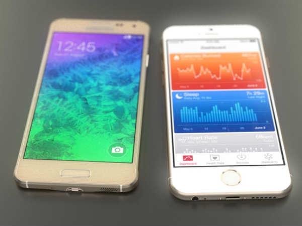 iPhone 6 vs Samsung Galaxy Alpha