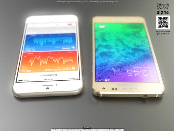 iPhone 6 vs Samsung Galaxy Alpha