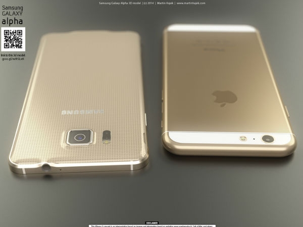 iPhone 6 vs Samsung Galaxy Alpha