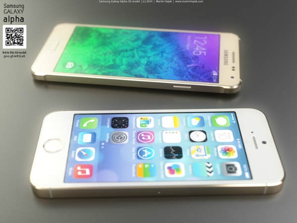 iPhone 6 vs Samsung Galaxy Alpha